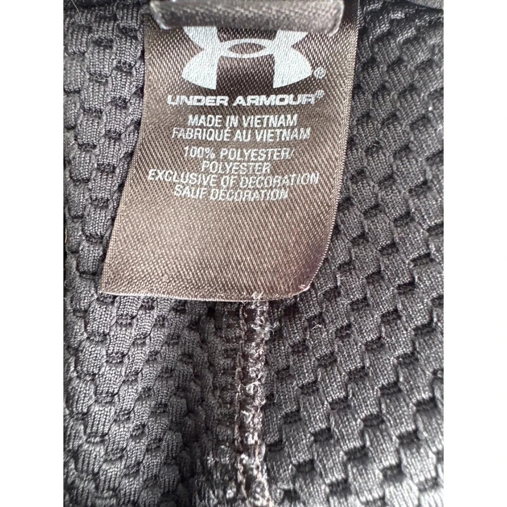 Under Armour Mens Gray Waffle Knit Loose Fit Athletic Jogger Pants Small - Notes